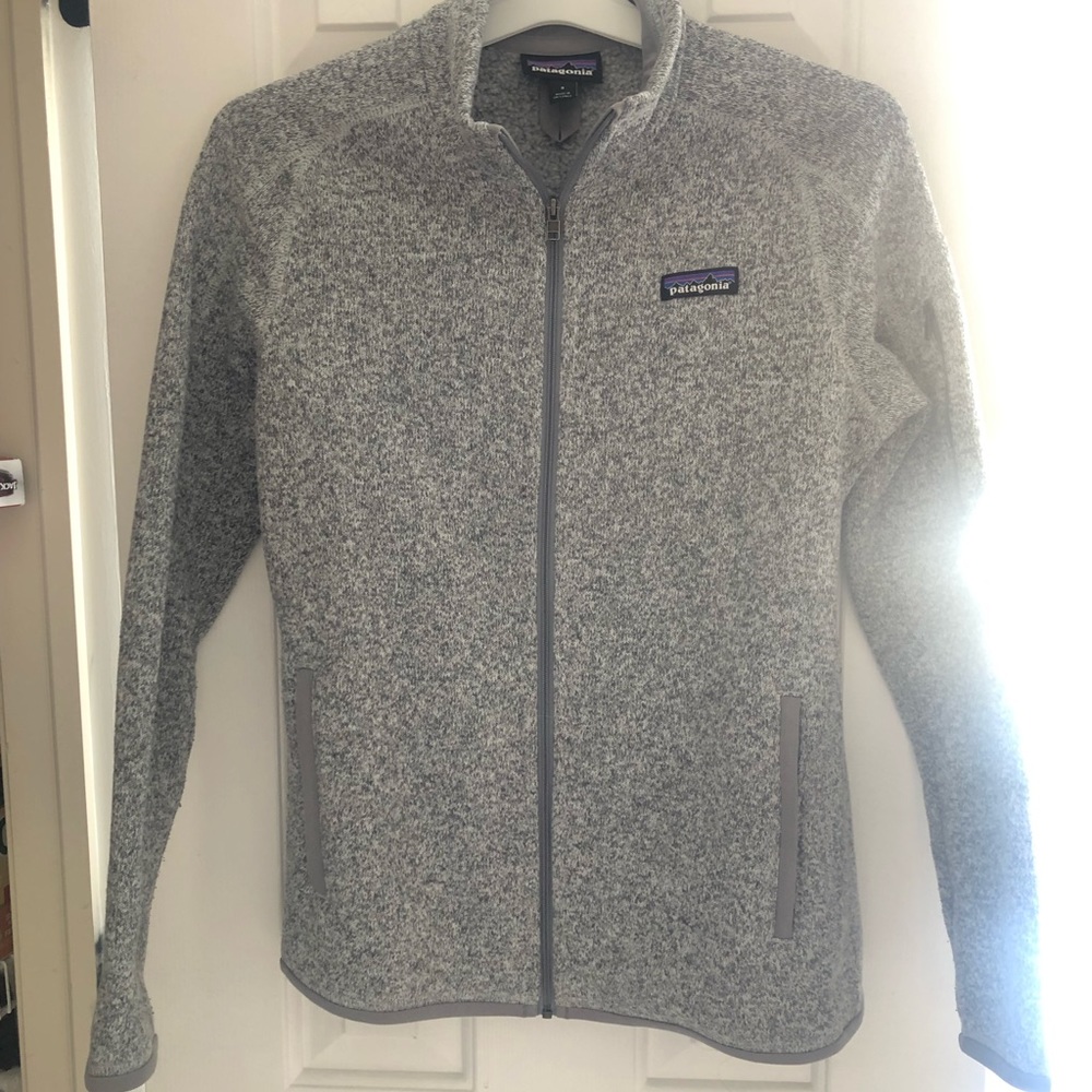Patagonia. Gray small zip up jacket. Like new.